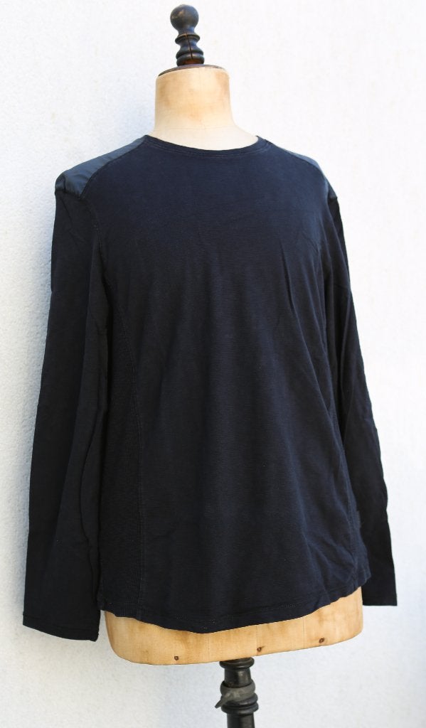 Calvin Klein zwart tshirt/top met lange mouwen - M, Kleding | Heren, Calvin Klein, Maat 48/50 (M), Zwart, Ophalen of Verzenden