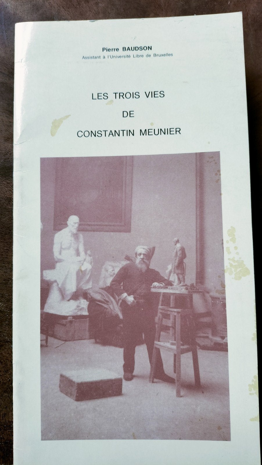 Les trois vues de Constantin Meunier, Pierre Baudson, Enlèvement ou Envoi, Comme neuf, Sculpture