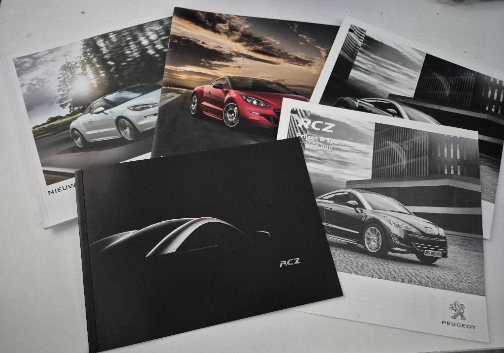 Peugeot RCZ officiële brochures, Boeken, Auto's | Folders en Tijdschriften, Ophalen of Verzenden, Zo goed als nieuw, Peugeot