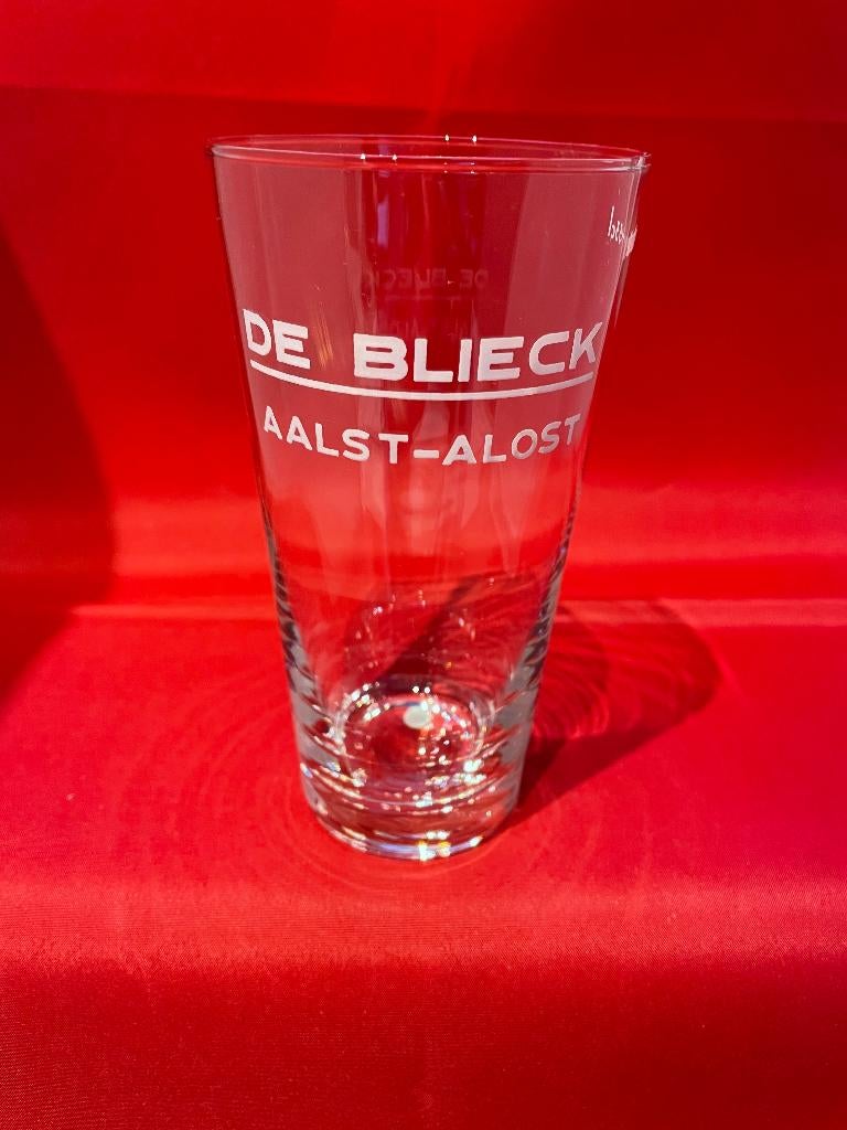 Verre à bière De Blieck Aalst-Alost 33cl, Enlèvement ou Envoi, Utilisé, Verre à bière
