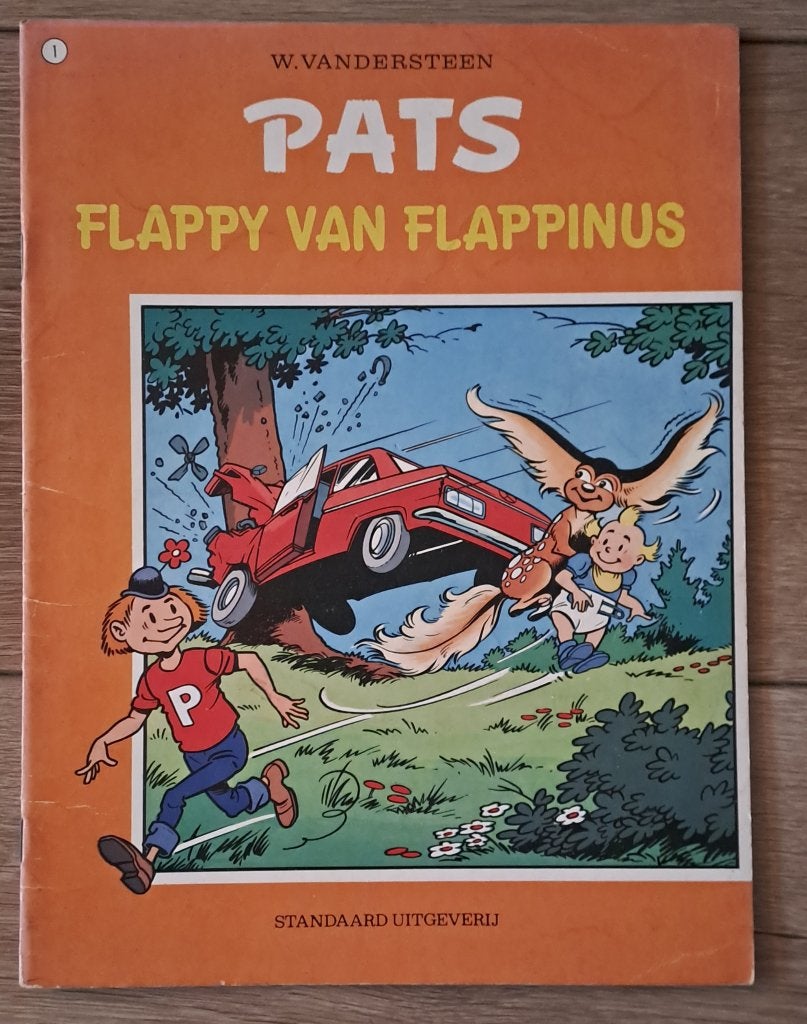1 - PATS - Flappy van Flappinus, Boeken, Stripverhalen, Gelezen, Willy Vandersteen, Eén stripboek, Ophalen of Verzenden