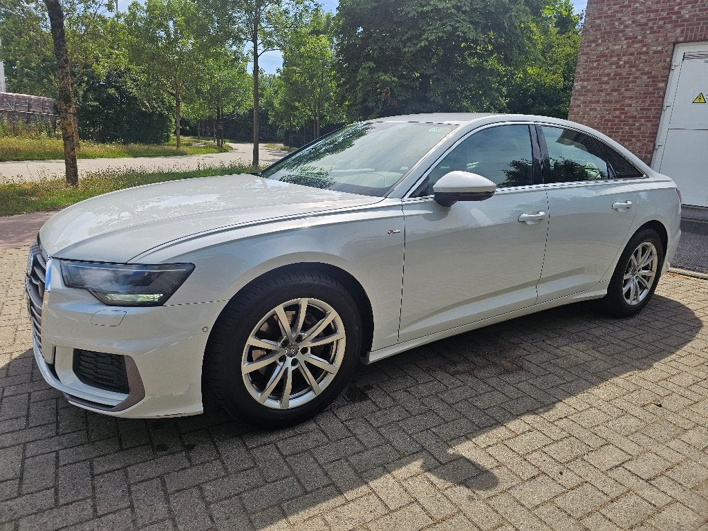 Audi A6 2.0 40TDI 204PK S-Line(Bouw2018/265.000km), Autos, Audi, Cuir, Achat, Feux de jour LED, Entreprise