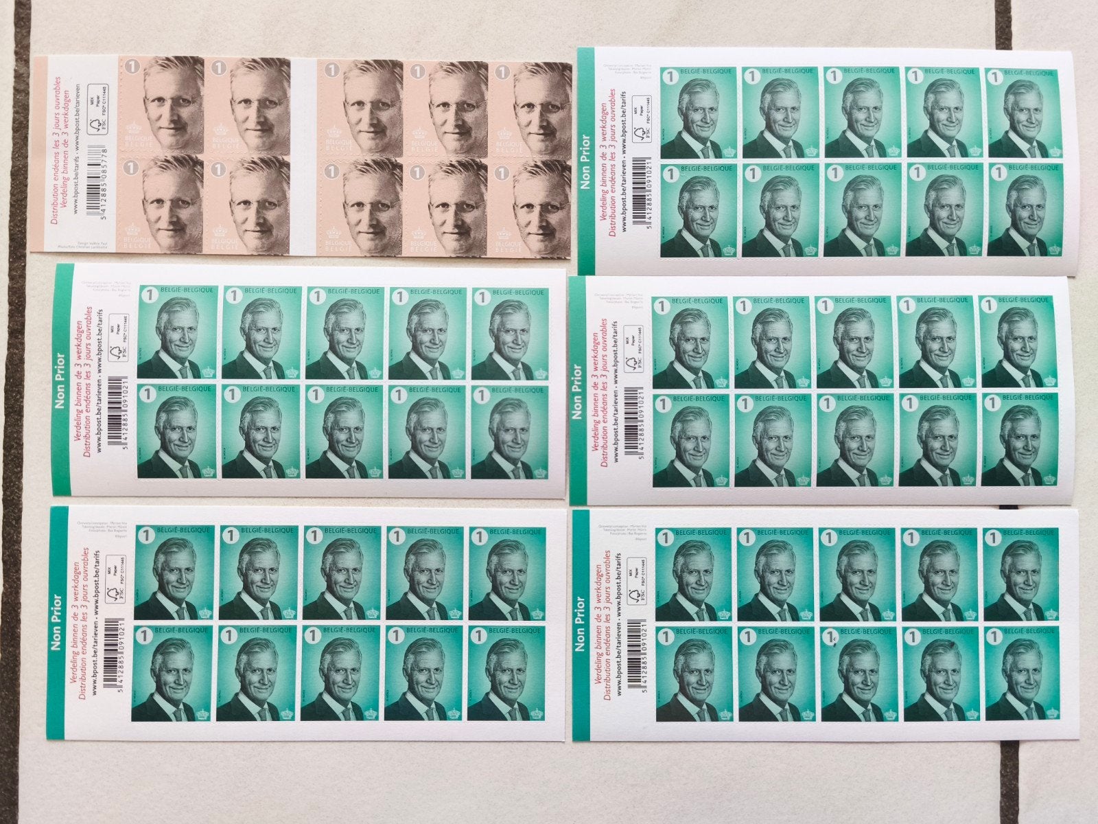 Lot 60 véritables timbres belges 2019 2025 pour envoi postal, Timbres & Monnaies, Timbres | Europe | Italie, Enlèvement, Non oblitéré