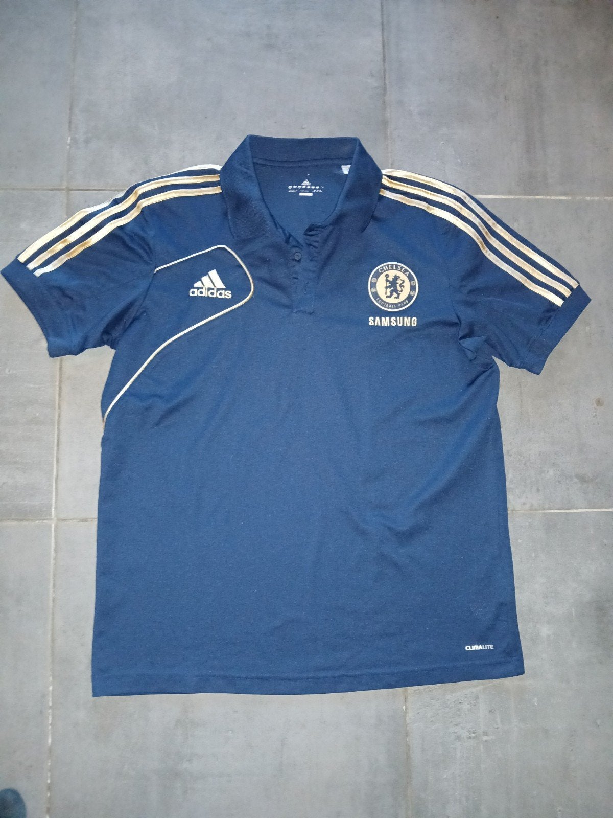Chelsea FC sportpolo (Climalite Adidas) Large, Ophalen of Verzenden, Maat 52/54 (L)