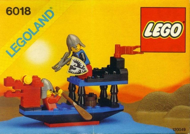 LEGO Castle Lion Knights 6018 Battle Dragon in TOPSTAAT, Lego, Ophalen of Verzenden, Zo goed als nieuw, Castle