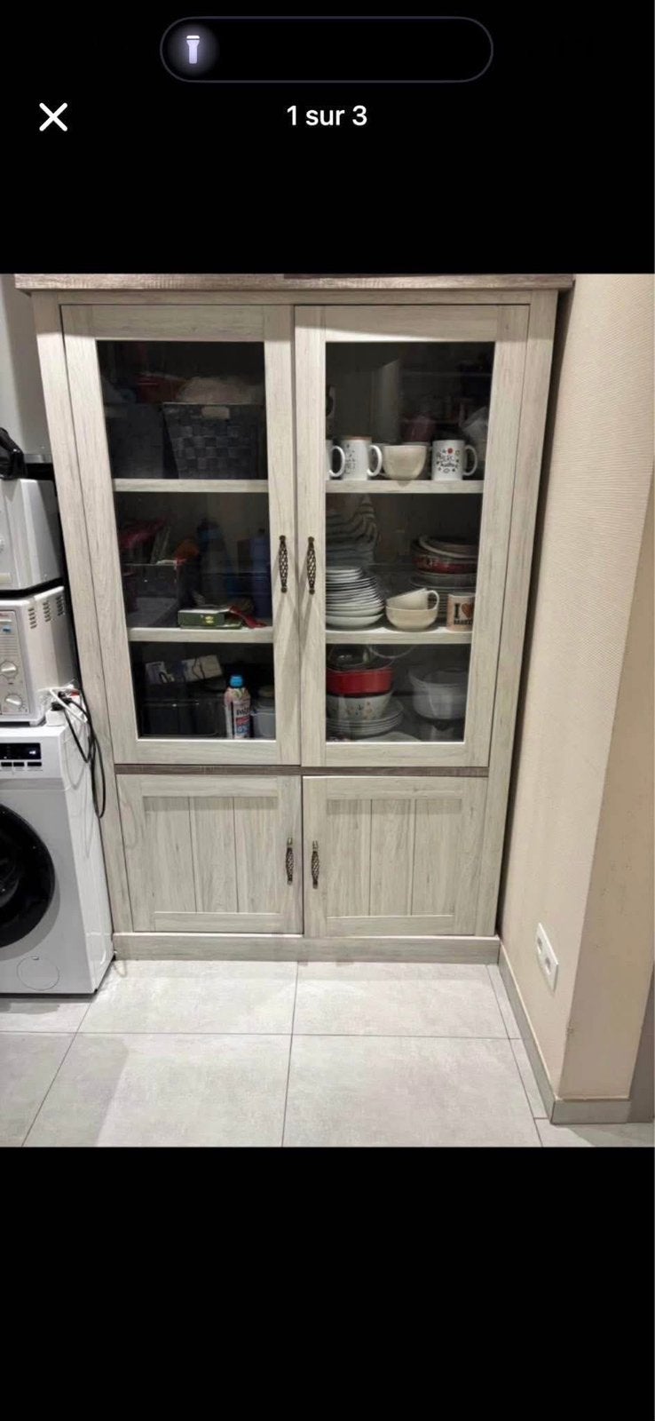 Vitrine, Ophalen, Gebruikt