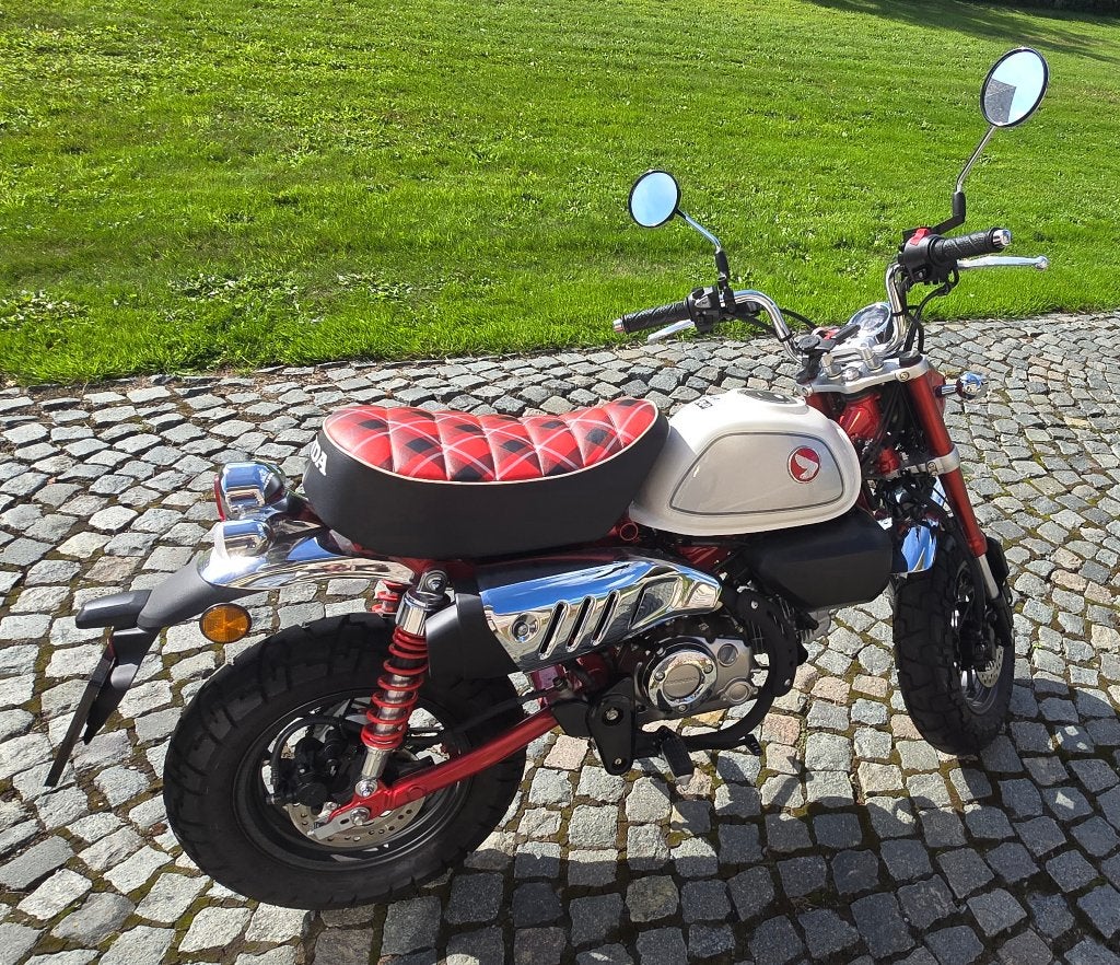 Honda Monkey 125 Pearl Nebula Rood, Motoren, Nieuw, Particulier, 125 cc, Overig