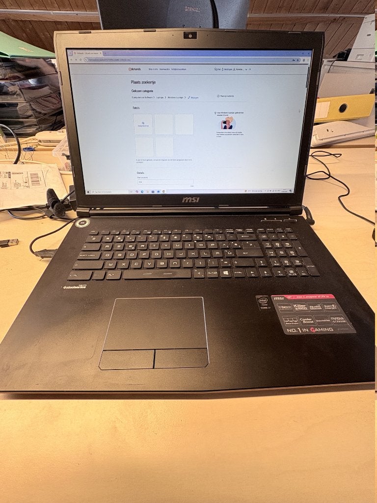 MSI GP72 2QE Leopard Pro, Computers en Software, Ophalen, 2 tot 3 Ghz, 8 GB, Zo goed als nieuw