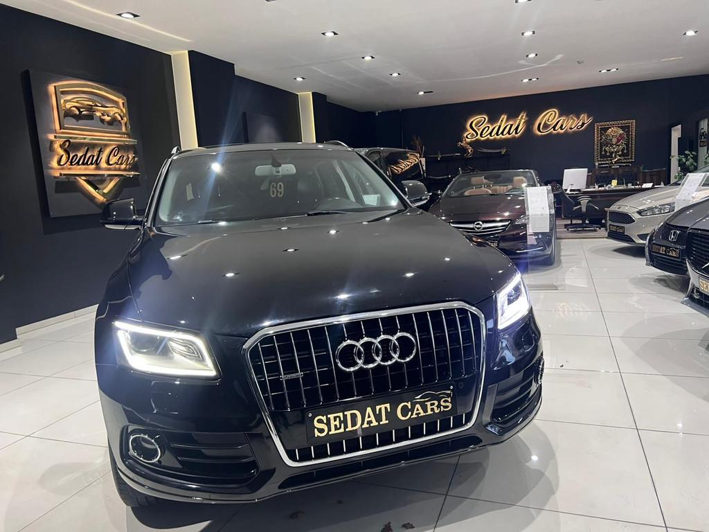 Audi Q5 TDI QUATTRO 2.0 DIESEL EURO 6B AUTOMAAT, Auto's, Automaat, Elektronische parkeerrem, Gebruikt, Zwart