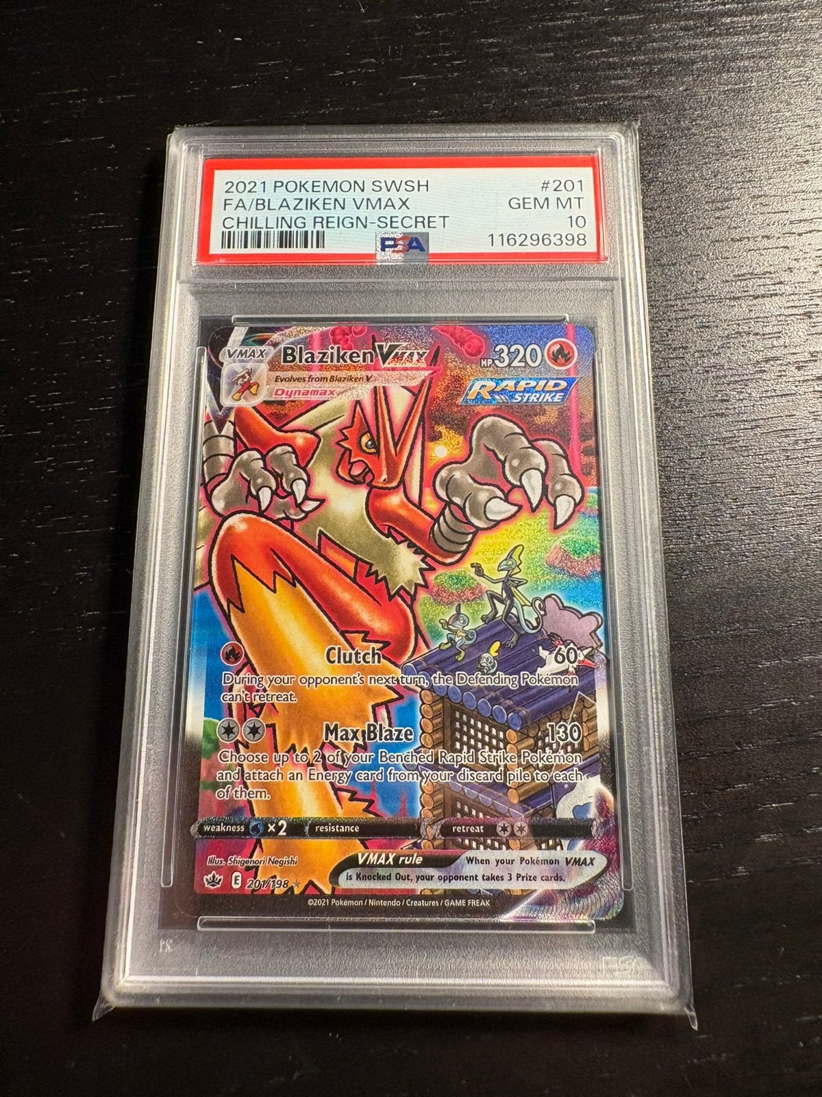 Blaziken Vmax PSA 10, Ophalen, Nieuw