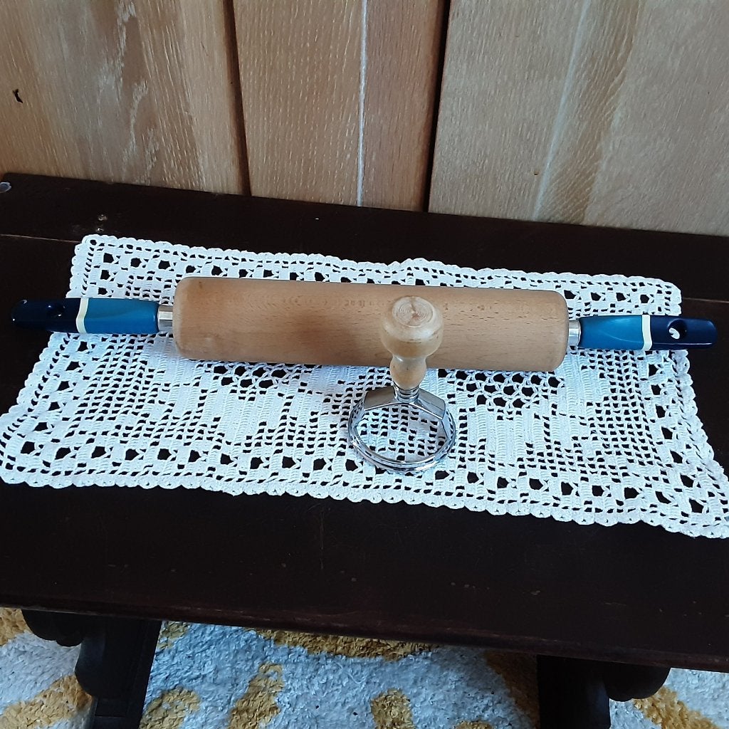 Mooie volhouten set voor ravioli, Prijs voor allebei, Overige typen, Ophalen of Verzenden, Zo goed als nieuw, Hout