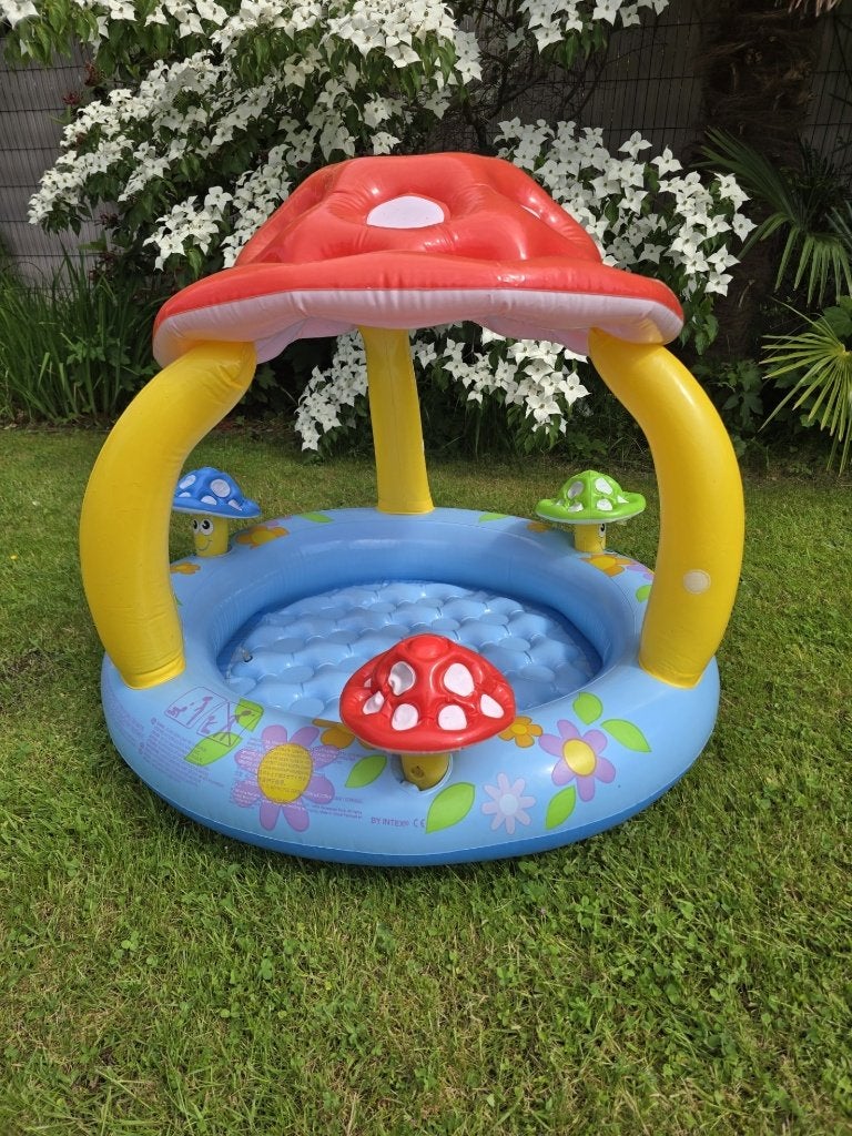 babyzwembadje paddestoel Intex, Ophalen, Gebruikt