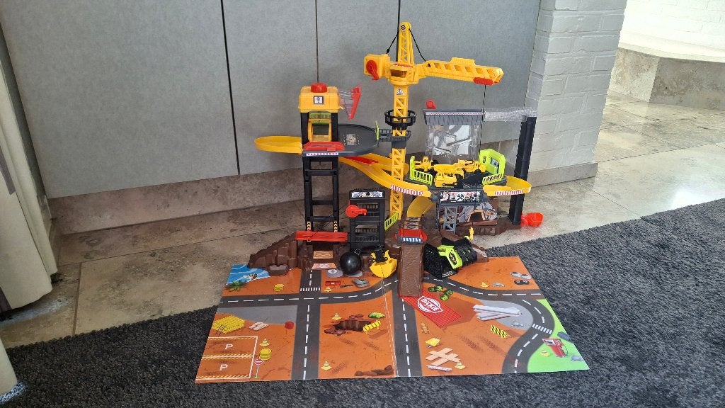 Dickie Toys Construction Playset, speelset bouwplaats, Ophalen, Gebruikt