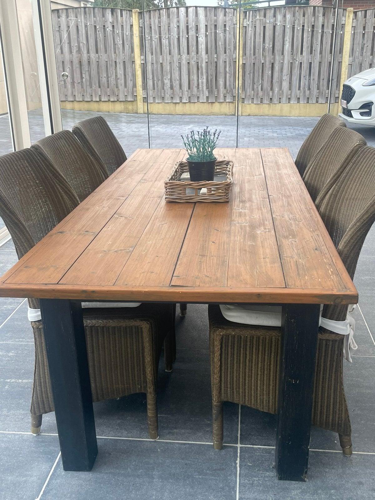 Tafel met stoelen, Ophalen, Gebruikt, Eettafel