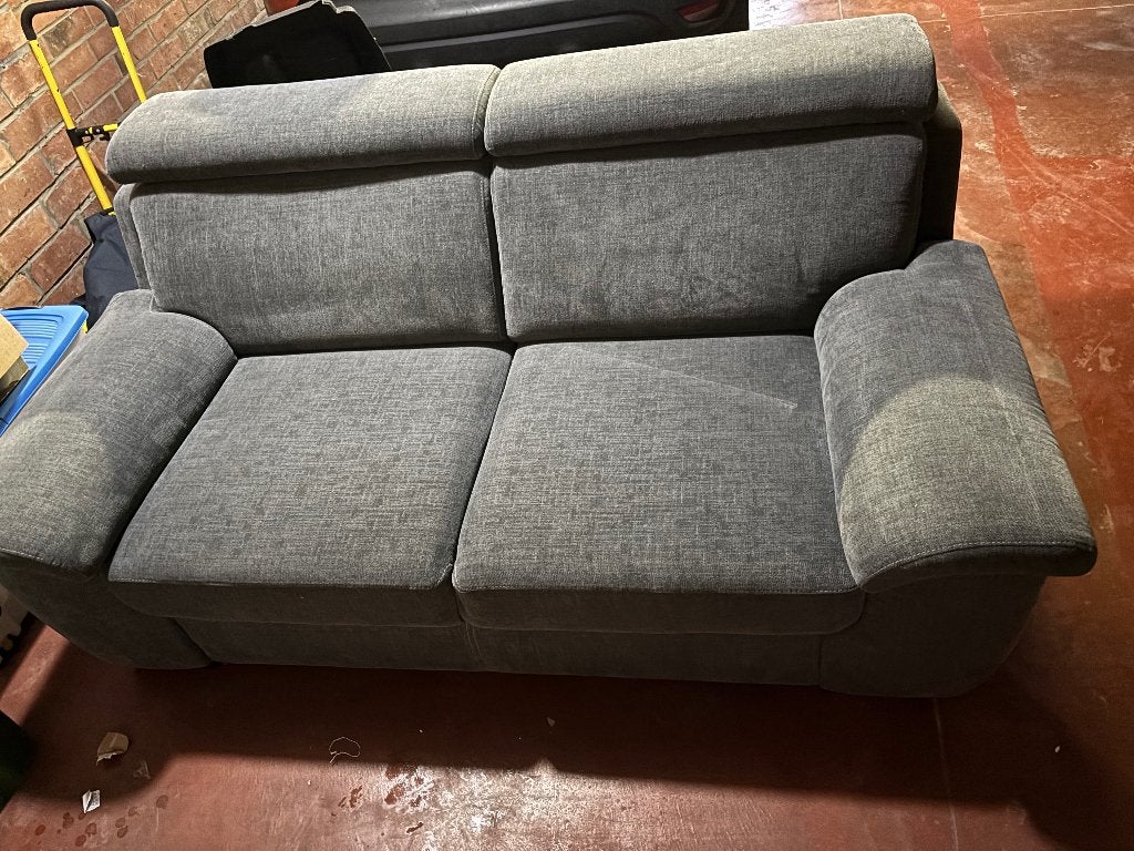 Grijze Recor tweezit, Huis en Inrichting, Ophalen, 100 tot 125 cm, 150 tot 200 cm, Tweepersoons