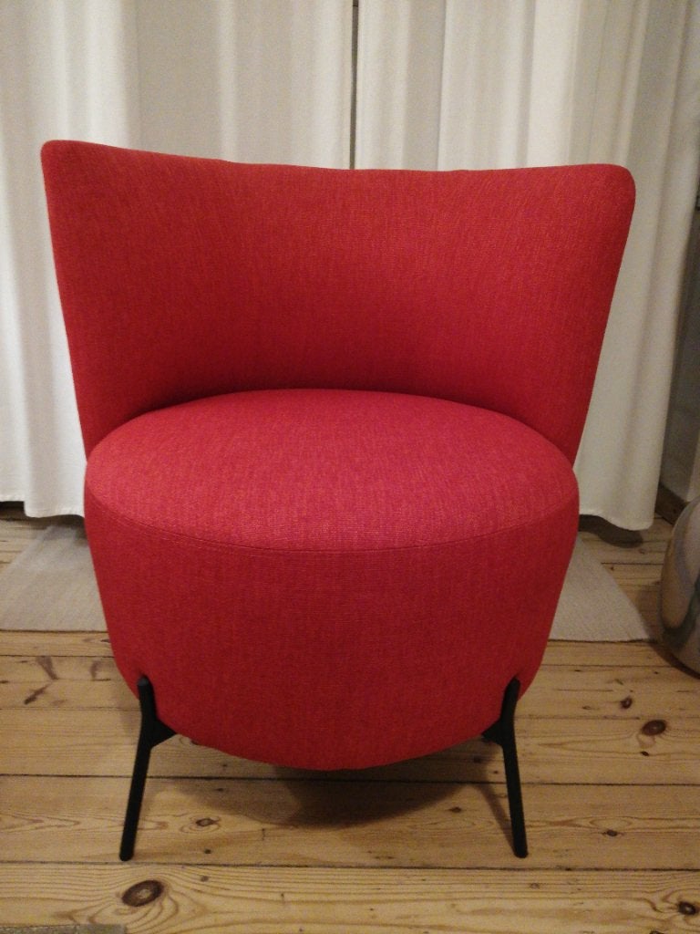 Fauteuil design acheté au Comptoir du meuble, av. G. Henri, 75 à 100 cm, Comme neuf, Enlèvement, 50 à 75 cm