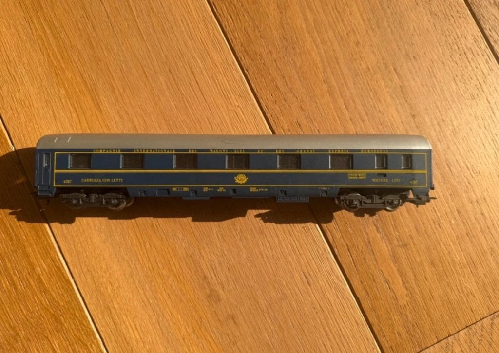 Slaaprijtuig CIWL Train Bleu Lima 4787 H0 vintage, Gebruikt, Gelijkstroom, Wagon, Ophalen of Verzenden