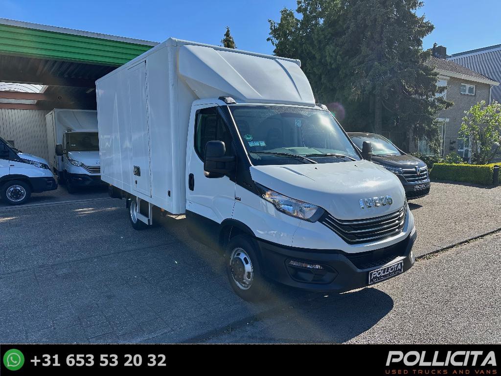 Iveco Daily 35C14 / Bakwagen / Laadklep / Zijdeur, Auto's, Iveco, Wit, Bedrijf, Dealer onderhouden