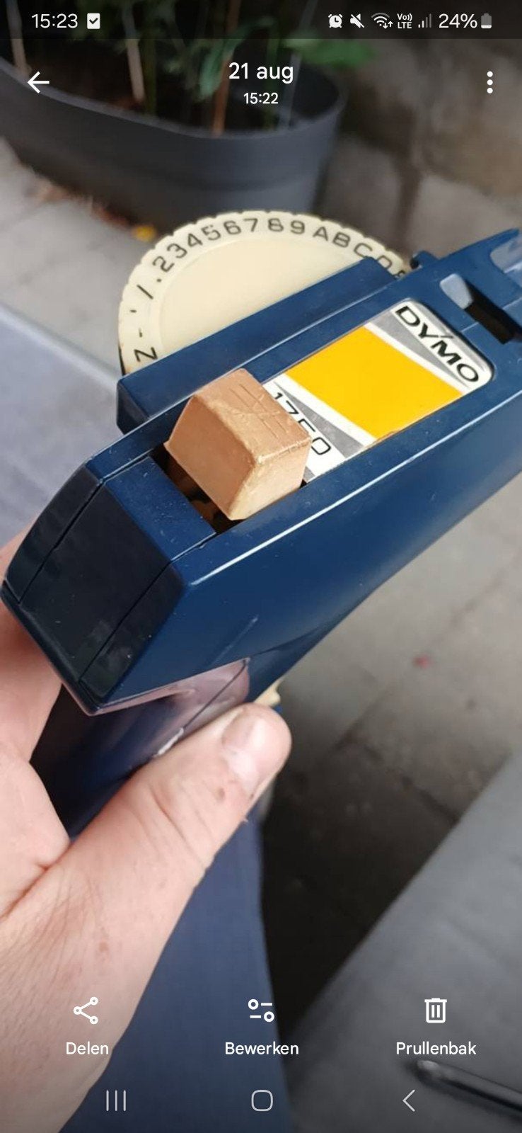 vintage dymo jaren 70, Enlèvement, Utilisé