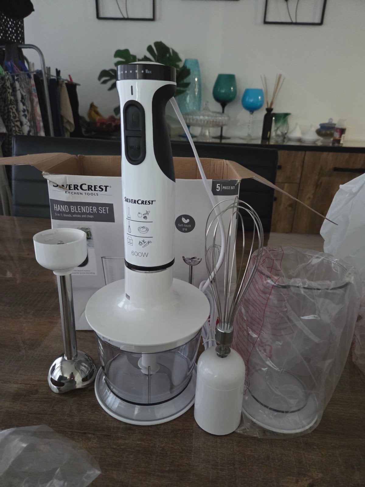 Mixeur et blender Silvercrest White SSMS 600 D4 Ensemble de, Electroménager