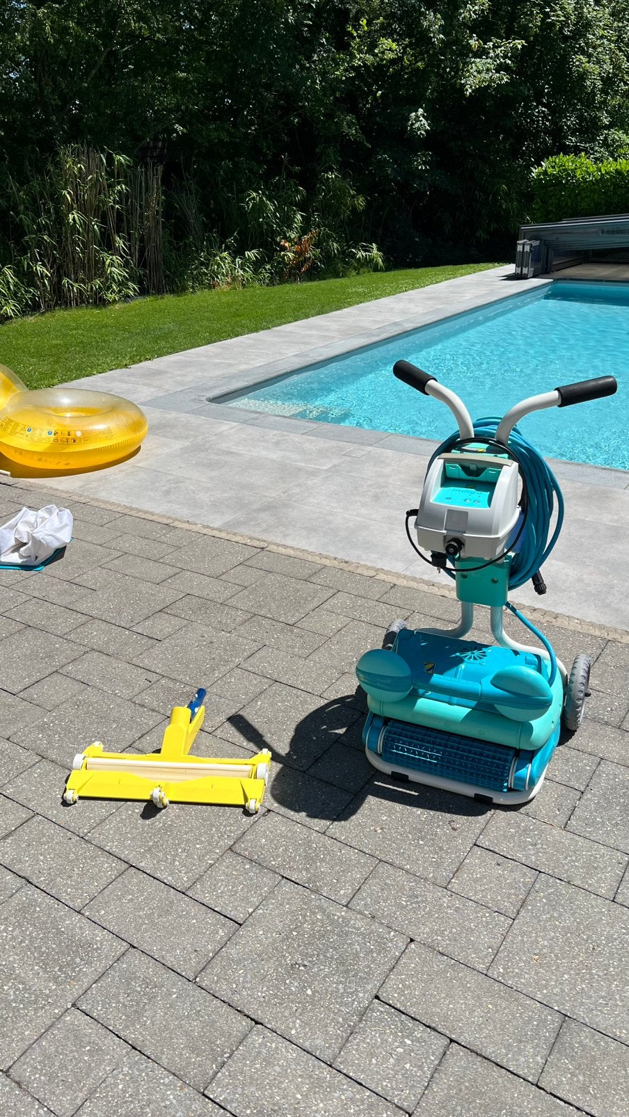 Zwembadrobot, Tuin en Terras, Ophalen, Gebruikt
