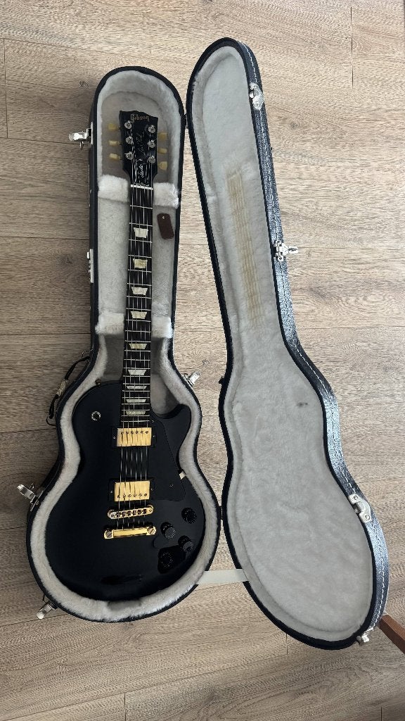 Gibson Les Paul Studio Ebony + flightcase, Musique & Instruments, Enlèvement, Comme neuf, Gibson