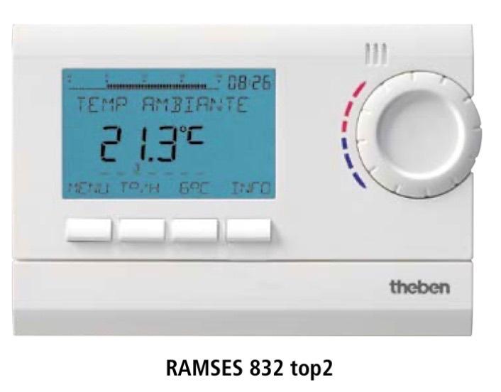 Thermostat THEBEN Ramses 831top 2 - écran couleur, Bricolage & Construction, Thermostats, Comme neuf, Enlèvement