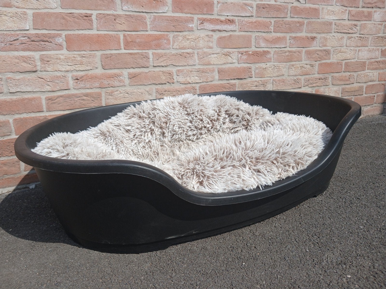 Hondenmand + kussen 50 Eur, Animaux & Accessoires, Paniers pour chiens, Enlèvement, Comme neuf, Peluche