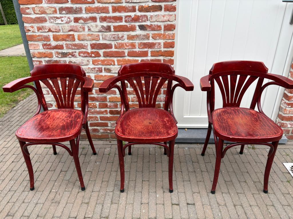 Stoelen Thonet 3 stuks, Ophalen