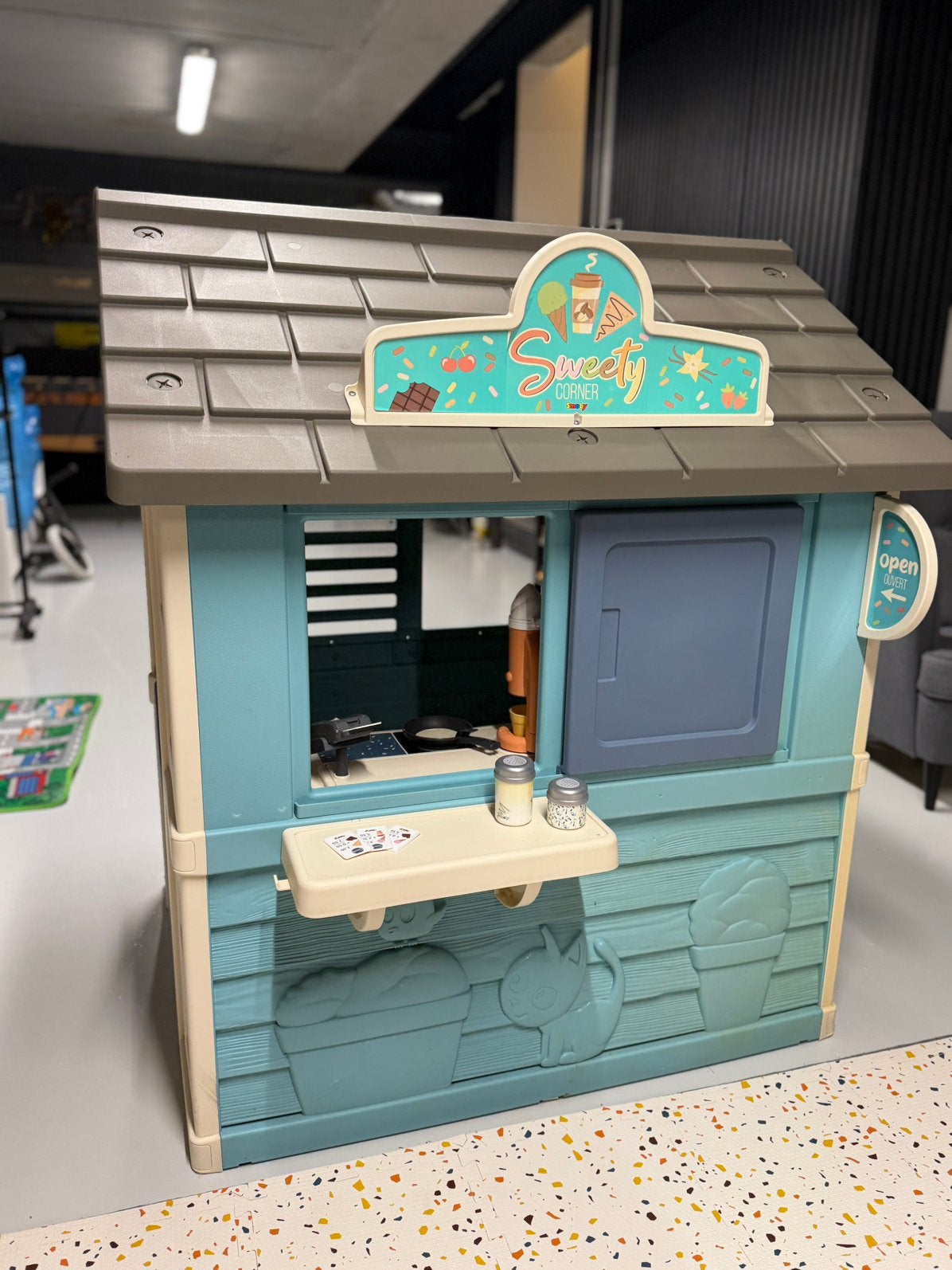 Smoby ijsjeskraampje in zeer goede staat, Kinderen en Baby's, Ophalen, Gebruikt, Kunststof
