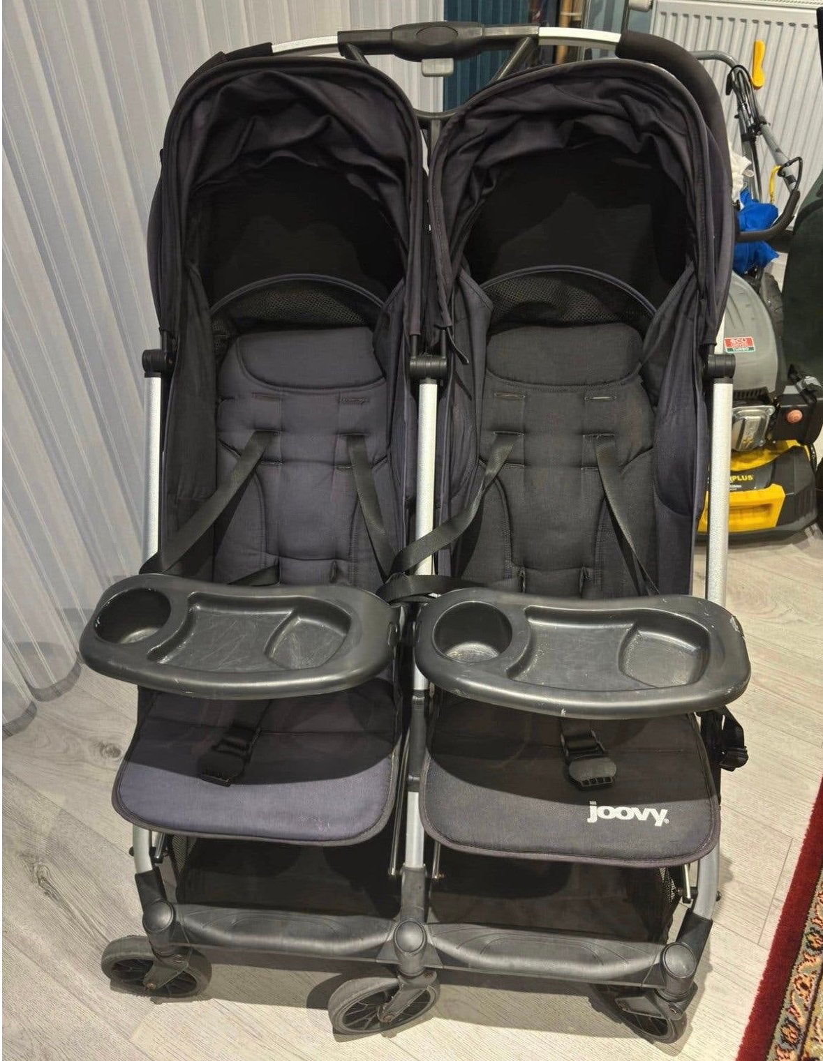 Joovy Kooper x2 Tweeling Buggy - “Kinderwagen”, Kinderen en Baby's, Ophalen, Zo goed als nieuw, Kinderwagen