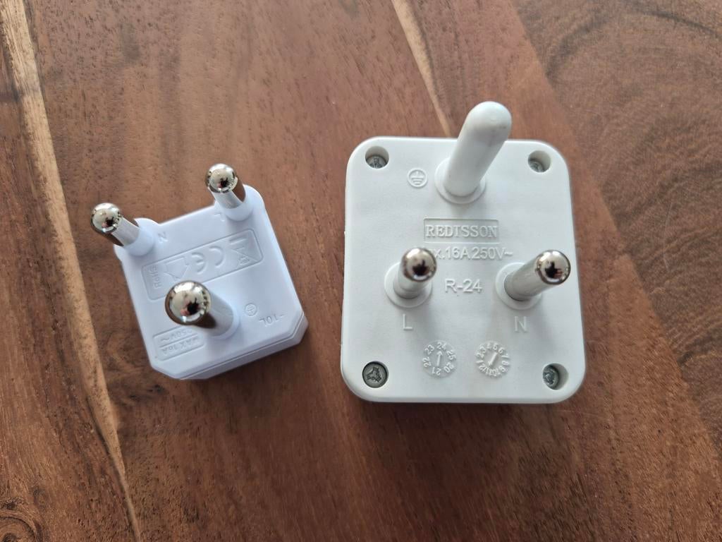 Stopcontact adapters Zuid-Afrika, Ophalen of Verzenden, Zo goed als nieuw, Stopcontact