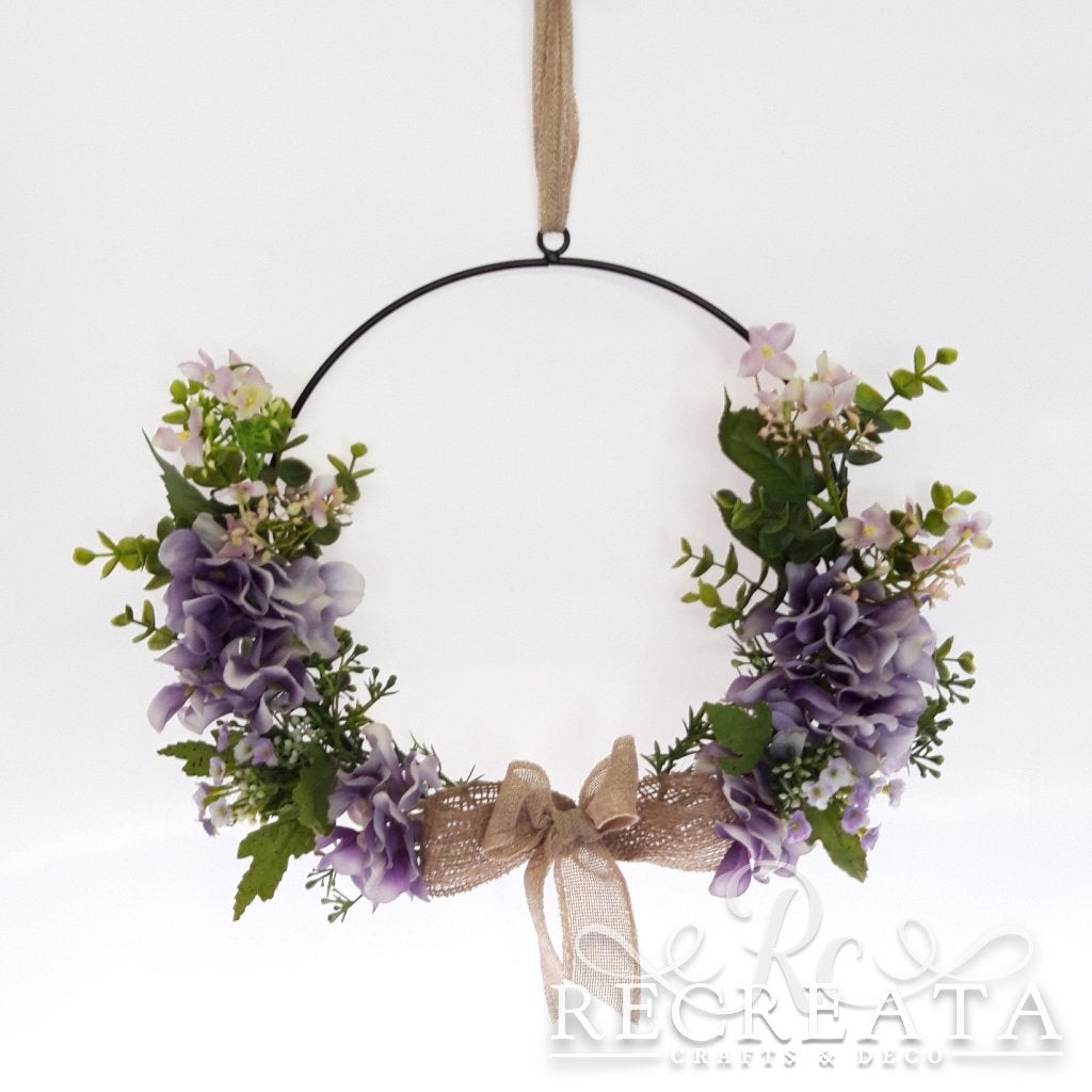 Ring Hanger met Hortensia en Bloesem - 28 cm, Ophalen of Verzenden, Nieuw