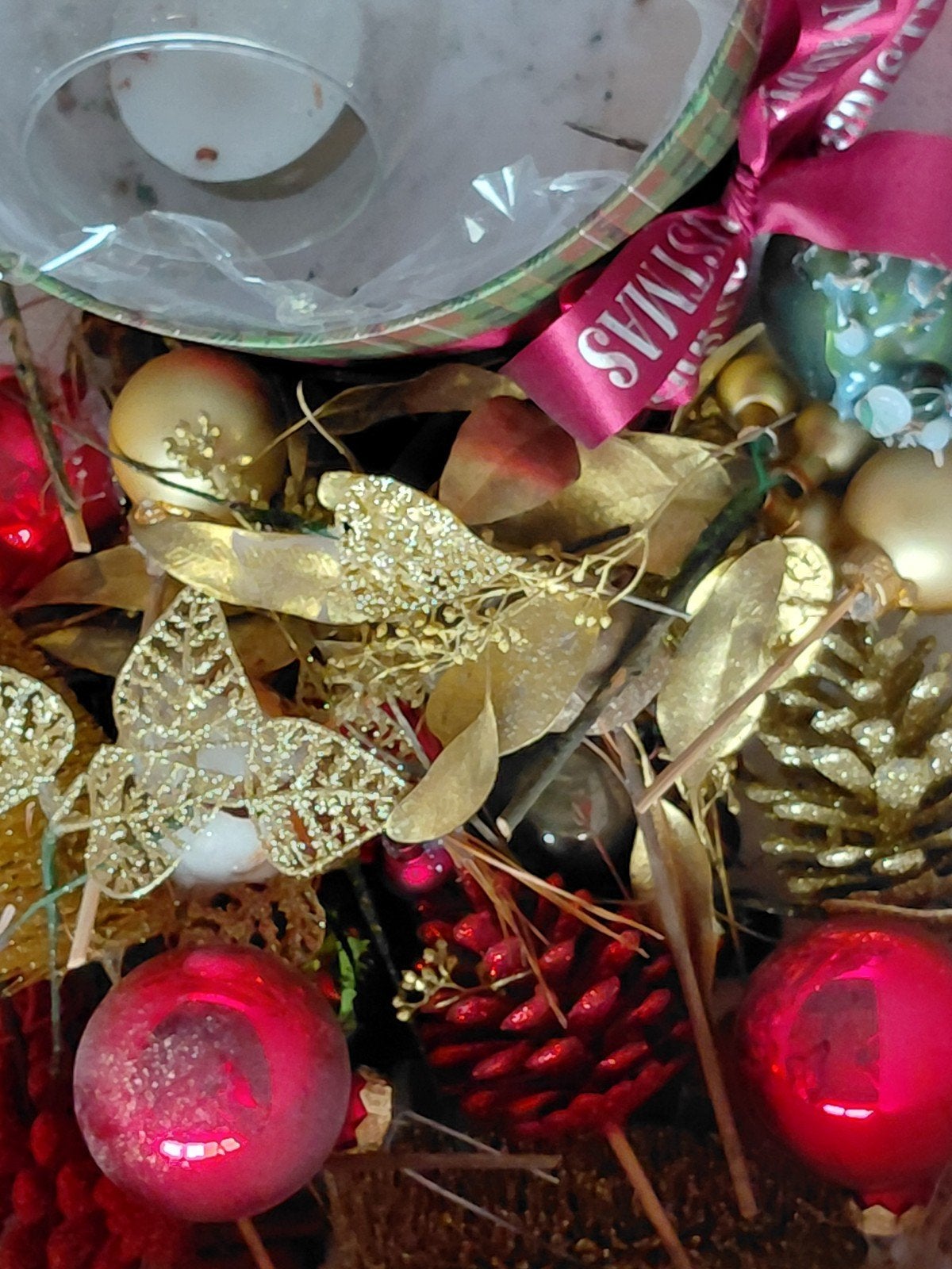 Kerstversiering voor bloemstukken, Ophalen, Zo goed als nieuw