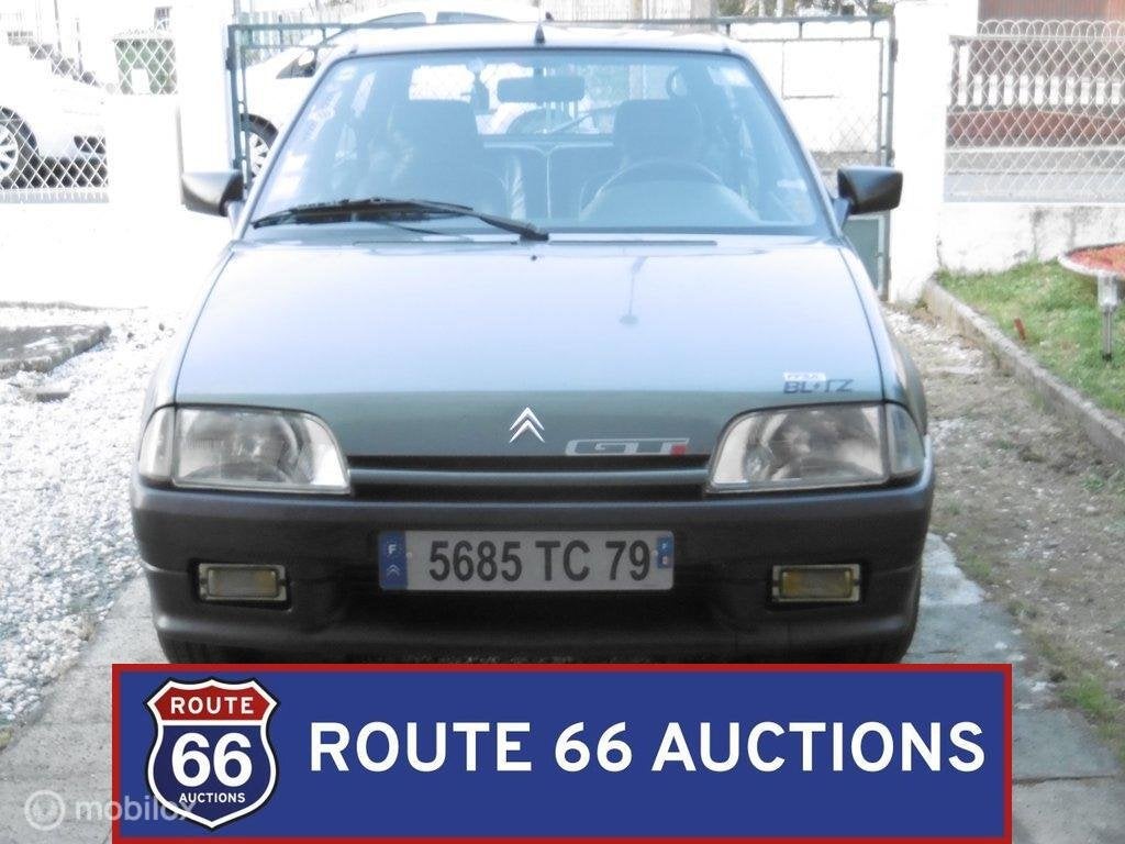 Citroën AX GT Exclusive | 1992 | Route 66 Auctions, Auto's, Citroën, Zwart, Bedrijf, Handgeschakeld