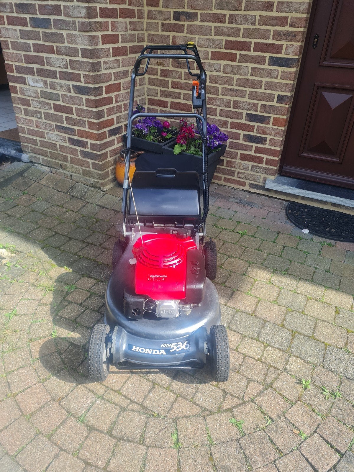 Professionele Grasmaaier HONDA HRH 536, Tuin en Terras, Grasmaaiers, Ophalen, Opvangzak
