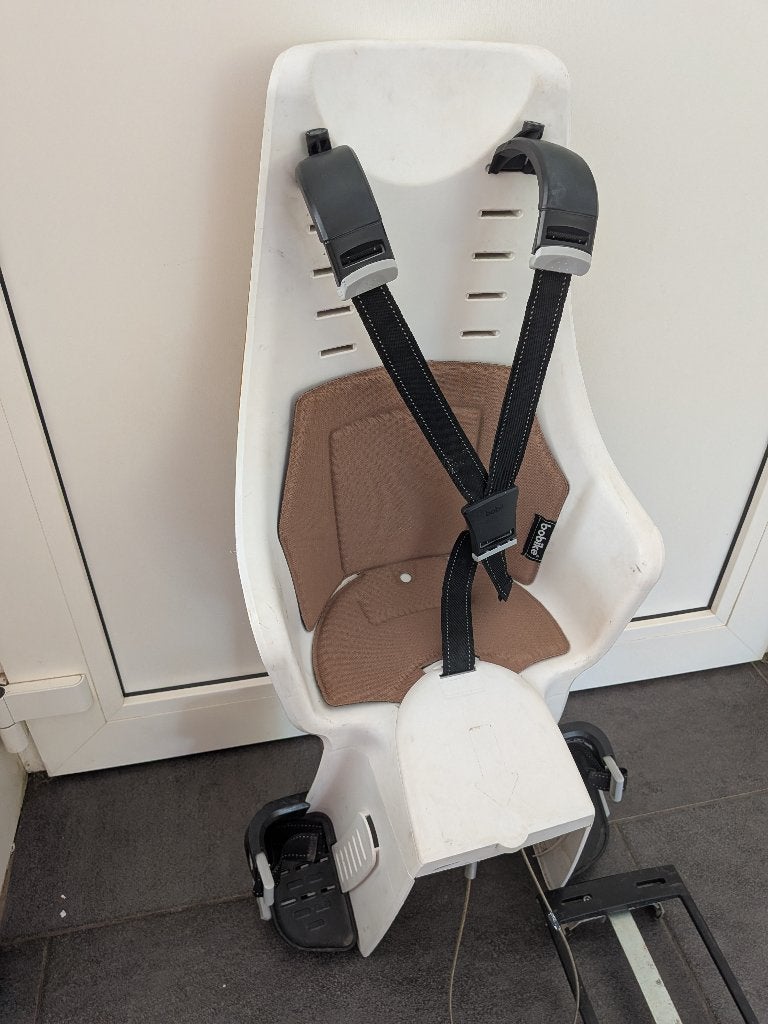 Fietsstoel bobike, Ophalen, Gebruikt, Achterzitje, Voetsteuntjes