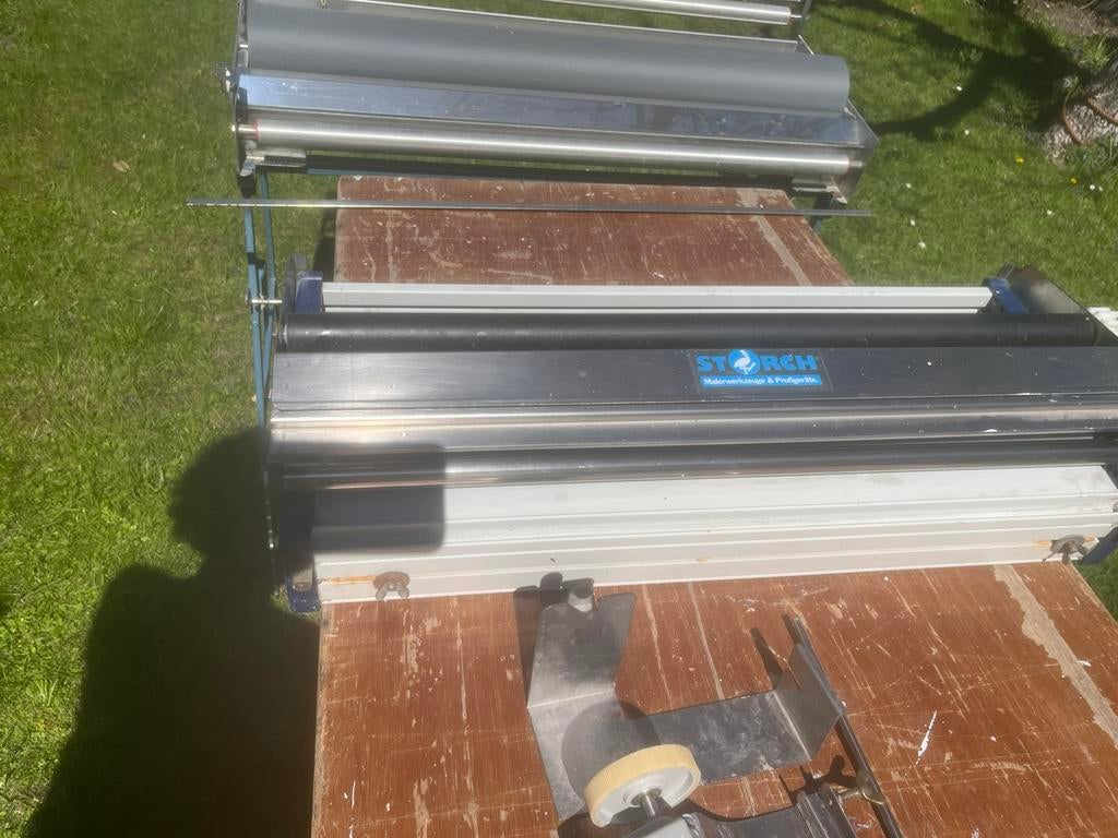 STORCH behanglijmmachine (Tapofix CB75 type), Ophalen of Verzenden, 50 tot 75 m², Blauw, Vintage