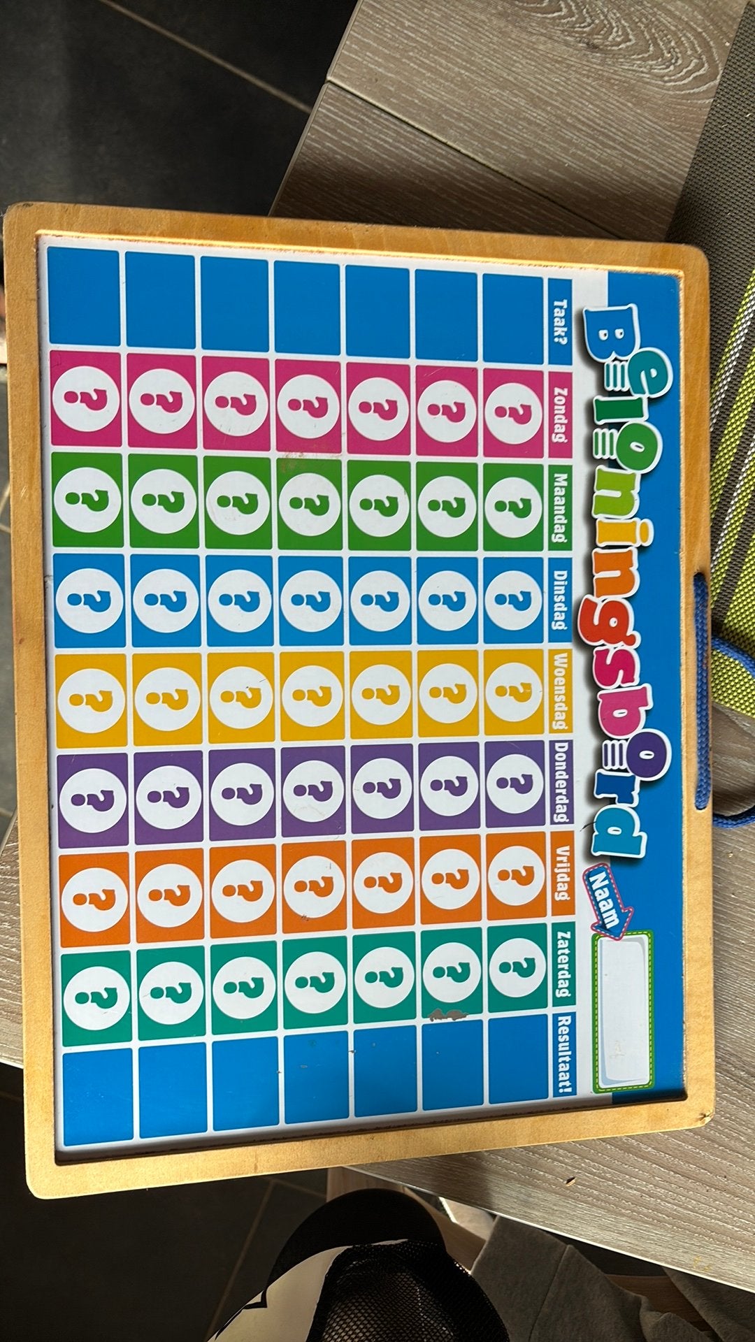 Beloningsbord kind, Kinderen en Baby's, Kinderspulletjes, Ophalen, Gebruikt
