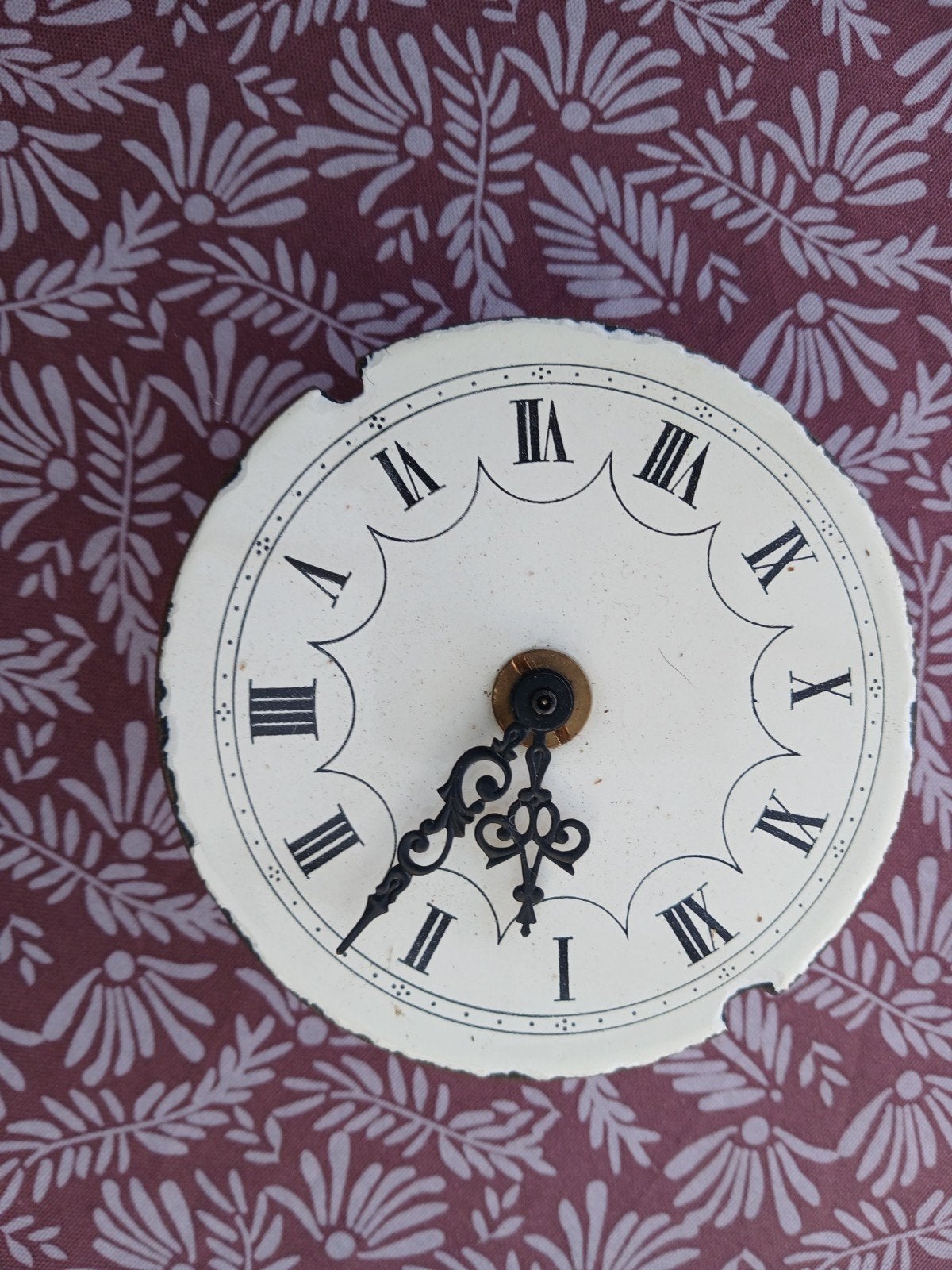 Horloge émaillée, Antiquités & Art, Enlèvement ou Envoi