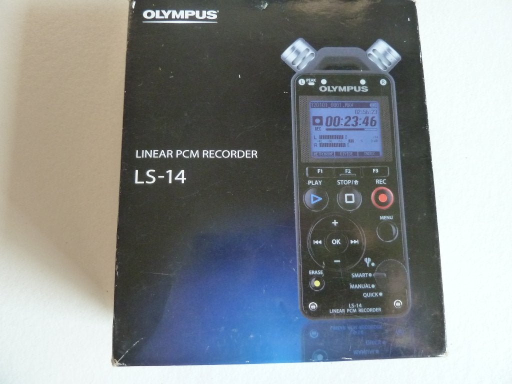 linear PCM recorder OLYMPUS LS-14, Ophalen, Zo goed als nieuw, Audio