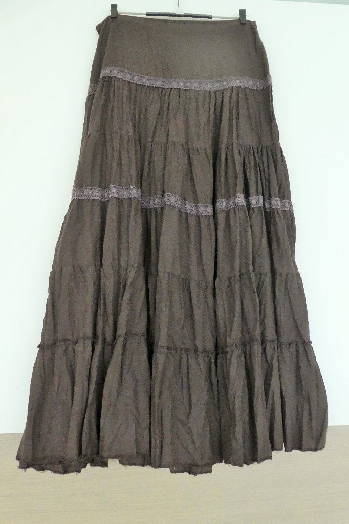 Jolie Jupe Brun/Taupe Longue Bohème T.38, Vêtements | Femmes, Enlèvement, Porté, Taille 38/40 (M), Brun