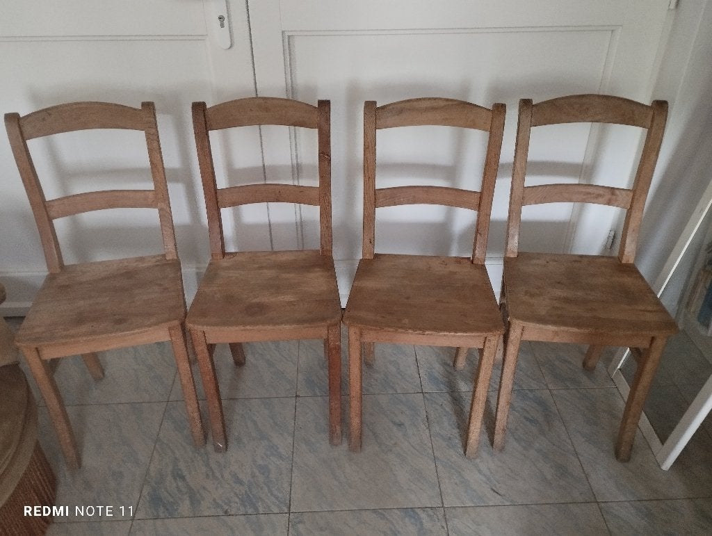 Quatre chaises, Ophalen, Gebruikt, Overige kleuren, Vier