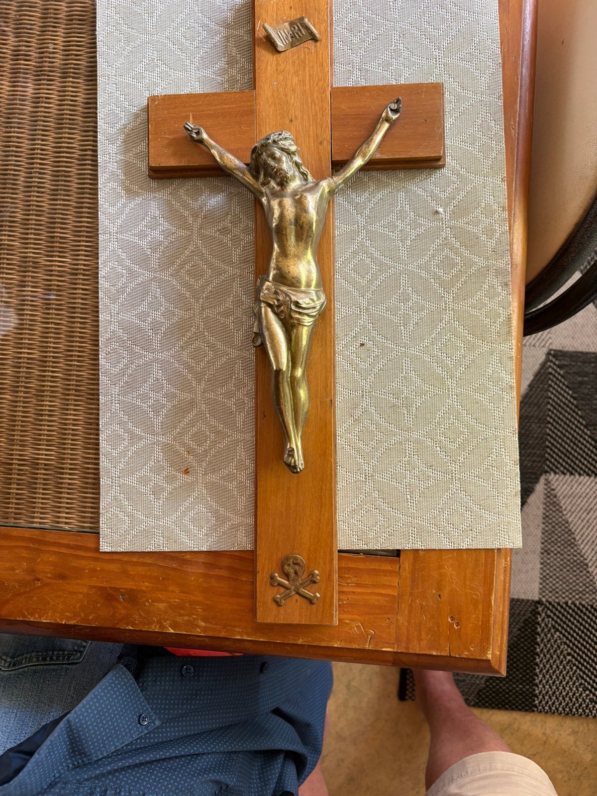 Kruisbeeld, Antiek en Kunst, Antiek | Religieuze voorwerpen, Ophalen of Verzenden