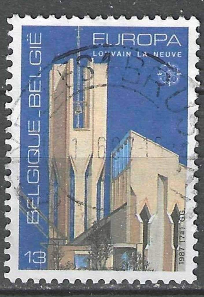 Belgie 1987 - Yvert/OBP 2251 - Europa - Moderne Kunst (ST), Verzenden, Gestempeld, Gestempeld, Europa