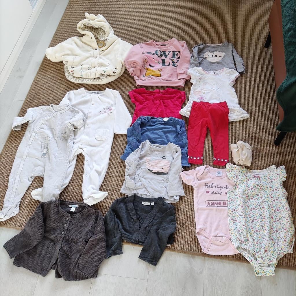 Meisjeslot 12-18 maanden, Kinderen en Baby's, Zo goed als nieuw, De tout, Meisje, Setje