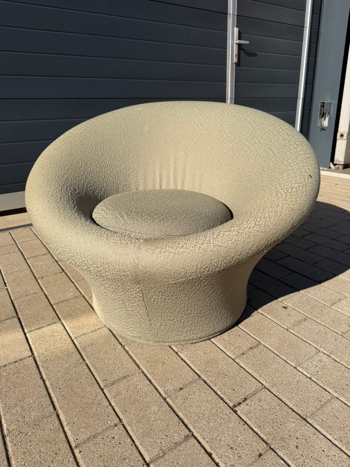 Vintage Artifort Mushroom chair Mint green Zeer goede staat!, Ophalen of Verzenden, Zo goed als nieuw, Vitra knoll togo sede cassina b&b italia edra mah jong leolux