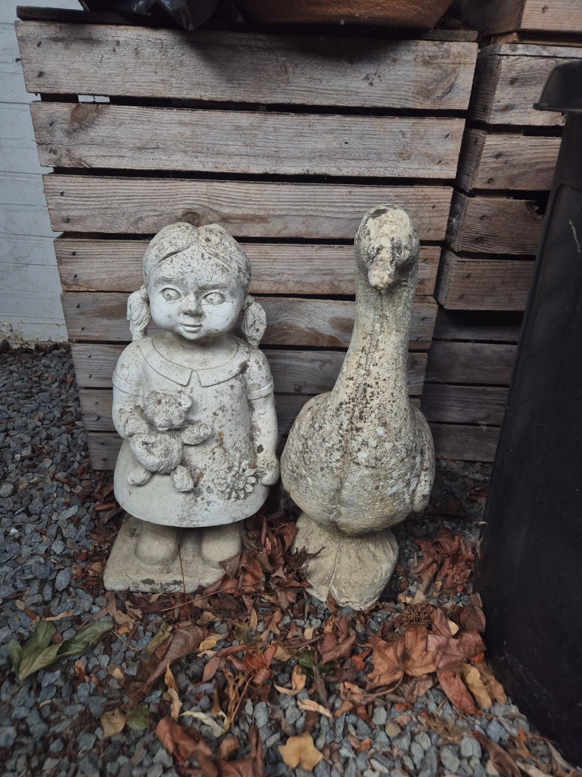 GRATIS stenen beelden 50cm hoog, Jardin & Terrasse, Enlèvement ou Envoi