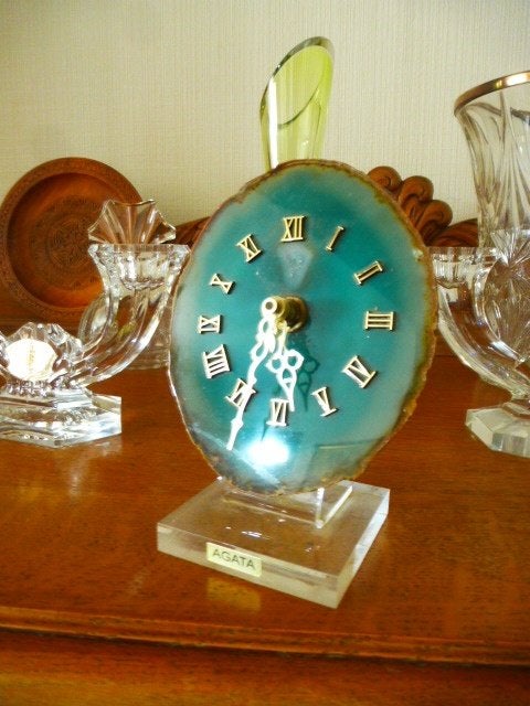 Horloge en agate( à réparer ), Enlèvement