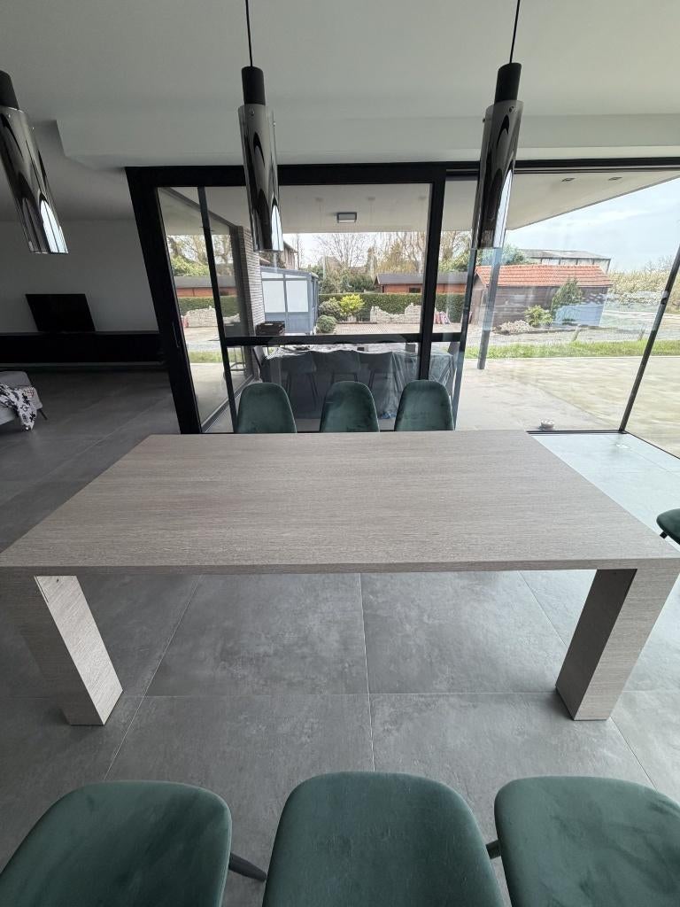 Eettafel, Huis en Inrichting, Tafels | Eettafels, Zo goed als nieuw, 50 tot 100 cm, 200 cm of meer, Vijf personen of meer, Rechthoekig